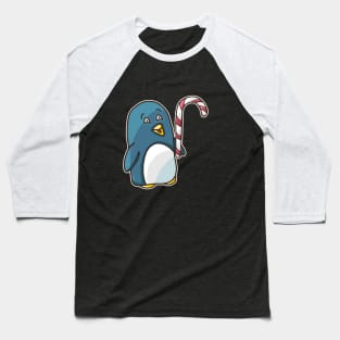 Christmas Penguin Baseball T-Shirt